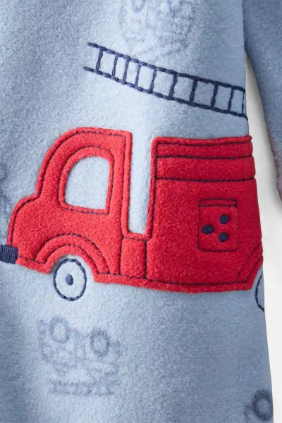 Carters Erkek Bebek Mavi Polar Tulum