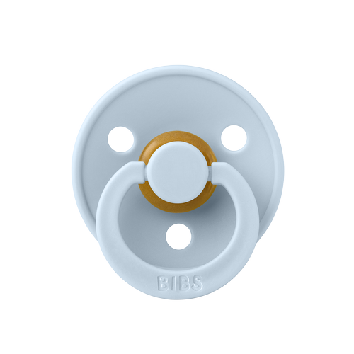 Bibs Colour Kauçuk Emzik - Baby Blue (6-18 Ay)
