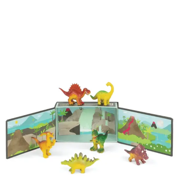 Tiger Tribe Sahneli Hayvan Figürleri - Dinosaurs