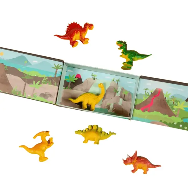 Tiger Tribe Sahneli Hayvan Figürleri - Dinosaurs