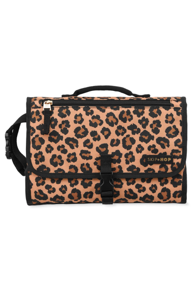 Skip Hop Pronto Orijinal Alt Açma Çantası Leopar Desenli