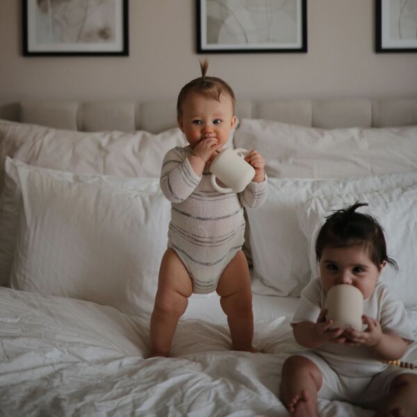 Mushie Pipetli Silikon Sippy Cup -Tradewinds