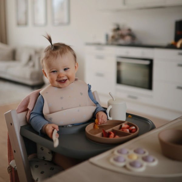 Mushie Silikon Mama Önlük - Daisy