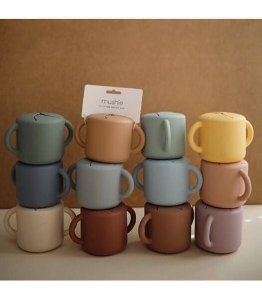 Mushie Silikon Atıştırma Kabı - Soft Lilac