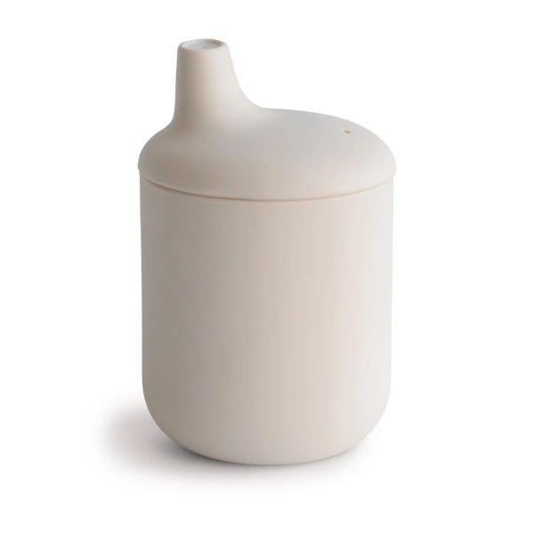 Mushie Pipetli Silikon Sippy Cup - Shifting Sand