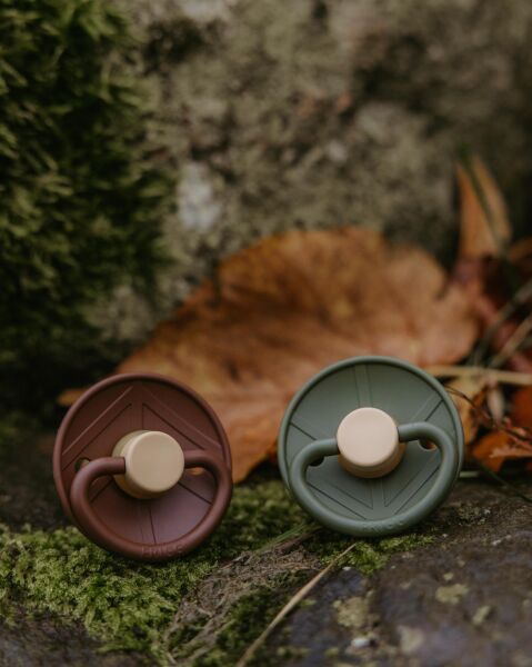 FRIGG Little Viking Kauçuk Emzik - Ragnar Olive 6-18 Ay