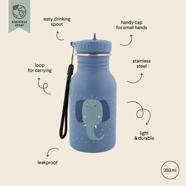 Trixie Paslanmaz Çelik Su Matarası (350 ml) - Mrs. Elephant
