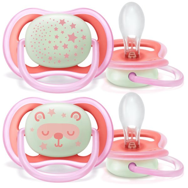 Philips Avent Ultra Air Emzik 2'li Paket Karanlıkta Parlar (6-18 Ay)- SCF376/22