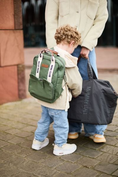 Childhome Mini Club Sırt Çantası - Yeşil Kanvas