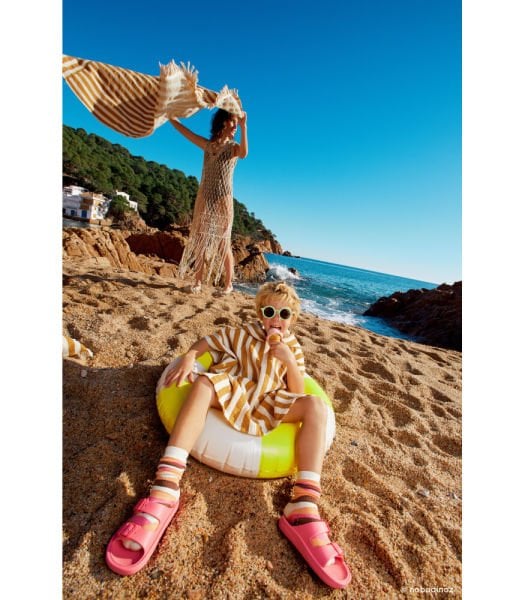 Nobodinoz Portofino Panço - Honey Stripes Waffle