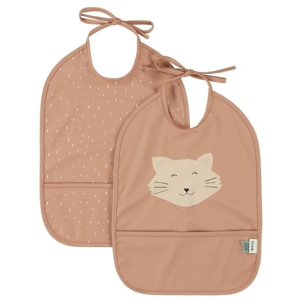 Trixie Su Geçirmez Mama Önlüğü (2 Adet) - Mrs. Cat