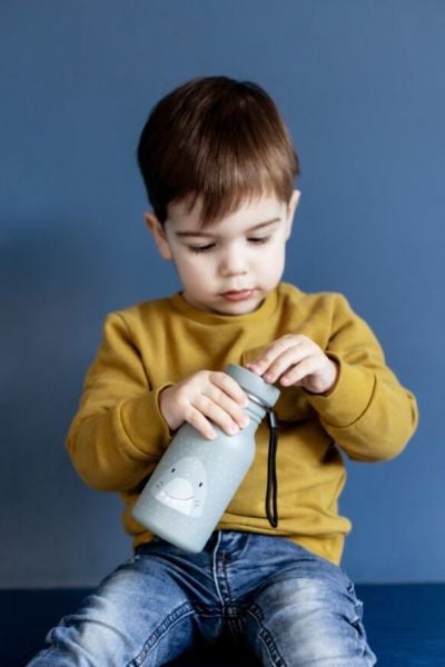 Trixie Paslanmaz Çelik Su Matarası (350 ml) - Mr. Shark