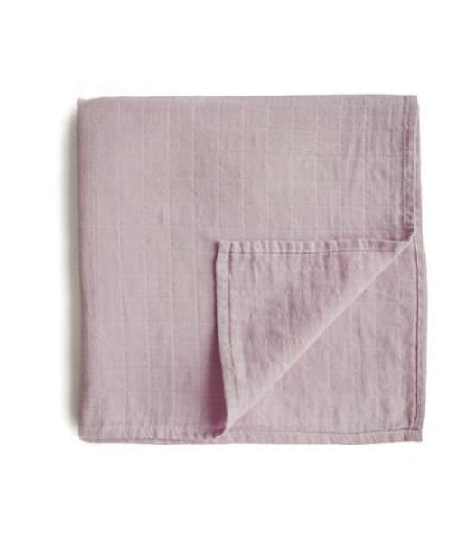 Mushie Organik Müslin Örtü - Soft Mauve