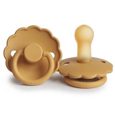 Frigg Daisy Kauçuk Emzik - Honey Gold (0-6 Ay)