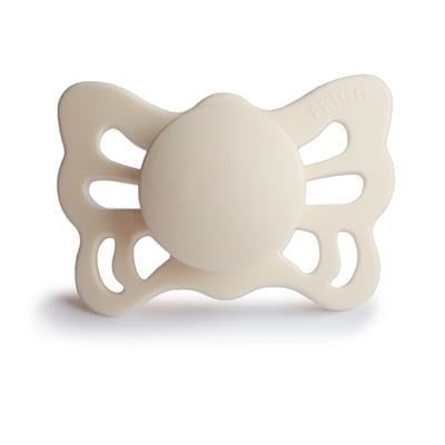 Frigg Butterfly Silikon Emzik - Cream 6-18 Ay