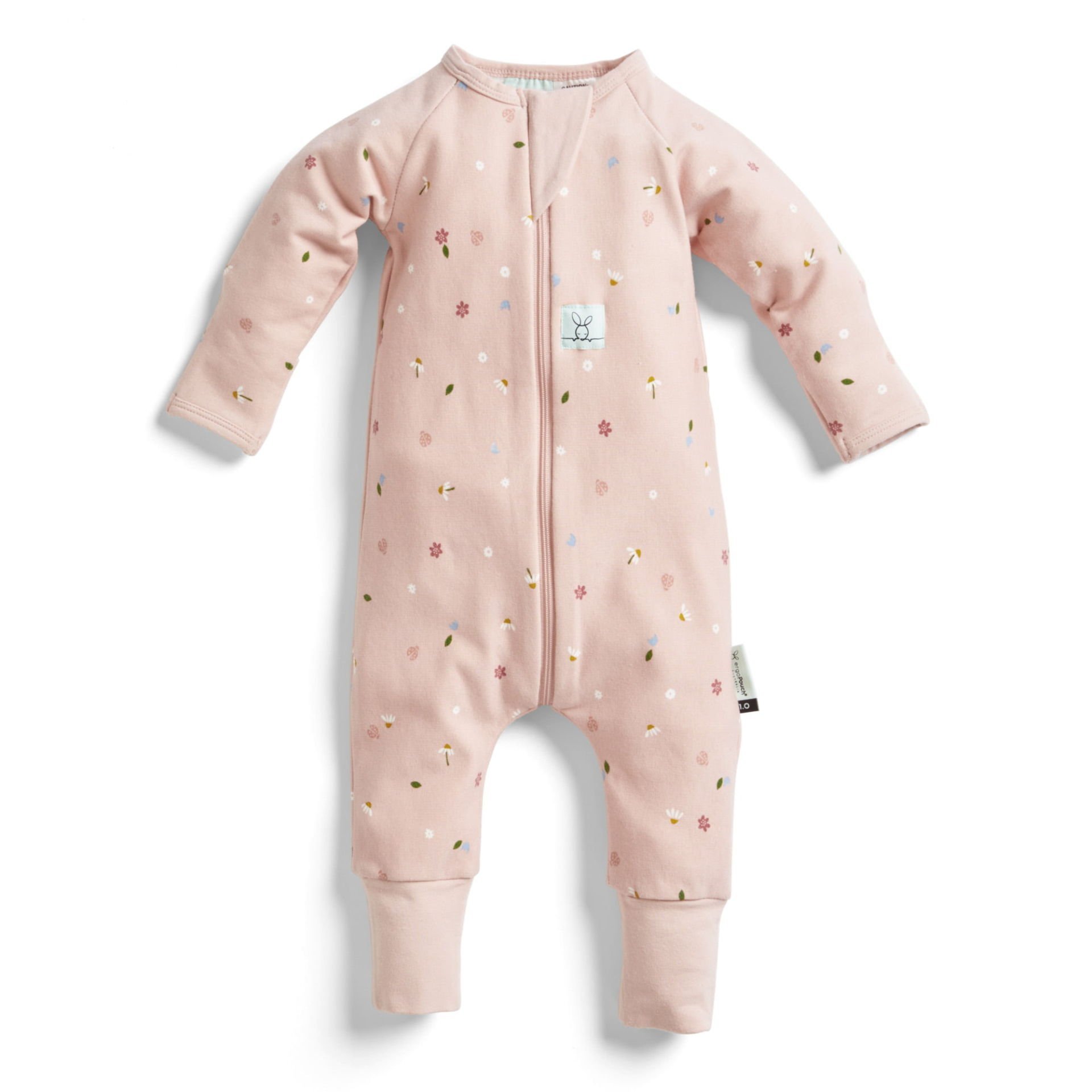 ErgoPouch 1.0 TOG Organik Pamuklu Patikli Pijama Tulum - Daisies