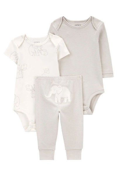 Bebek Body Pantolon Set 3'lü Paket - Carters 1R035610