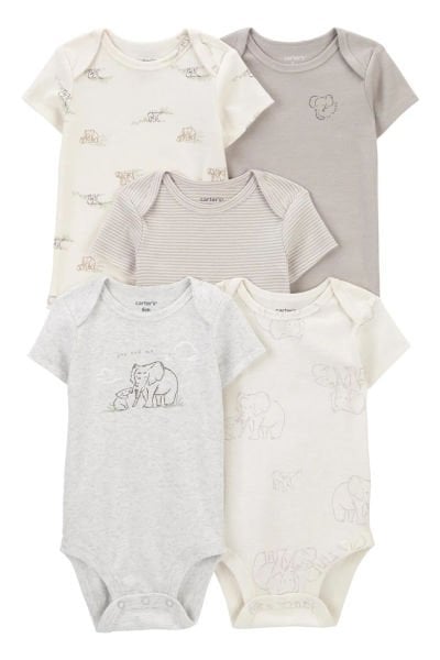 Bebek Body Set Kısa Kollu 5'li Paket - Carter 1R036310