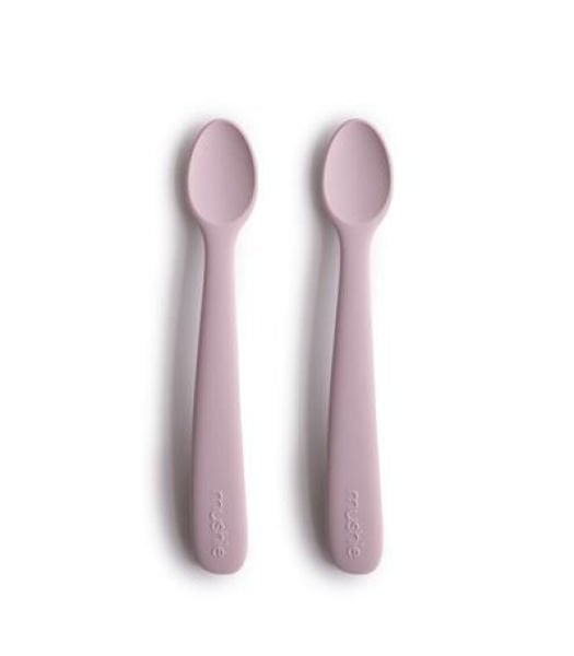 Mushie Silikon Bebek Kaşığı - Soft Lilac