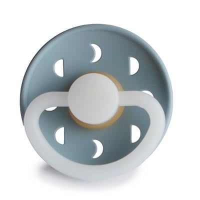 Frigg Moon Phase Kauçuk Emzik - Karanlıkta Parlayan - Stone Blue Night (0-6 Ay)
