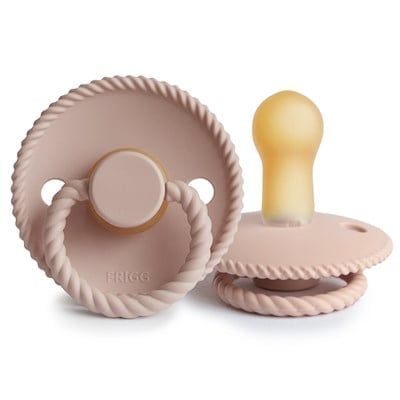 Frigg Rope Kauçuk Emzik - Blush (0-6 Ay)