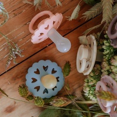 Frigg Fairytale Silikon Emzik - Stone Blue (Ole Luke) (0-6 Ay)