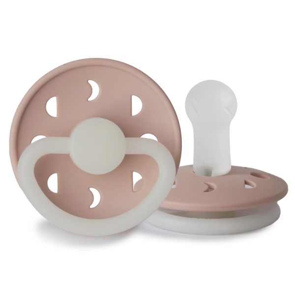 Frigg Moon Phase Silikon Emzik - Karanlıkta Parlayan - Blush Night (6-18 Ay)