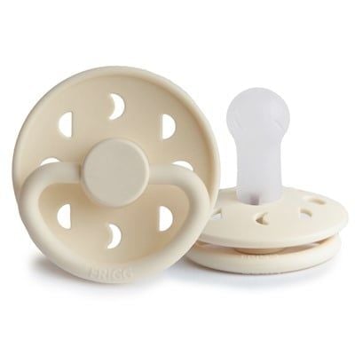 Frigg Moon Phase Silikon Emzik - Cream (0-6 Ay)