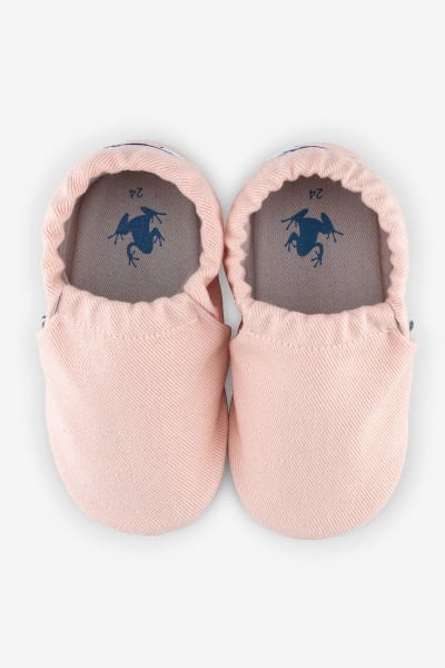 Hopfrög Kids - Recycled Canvas Hyper Eco Pembe Barefoot Patik