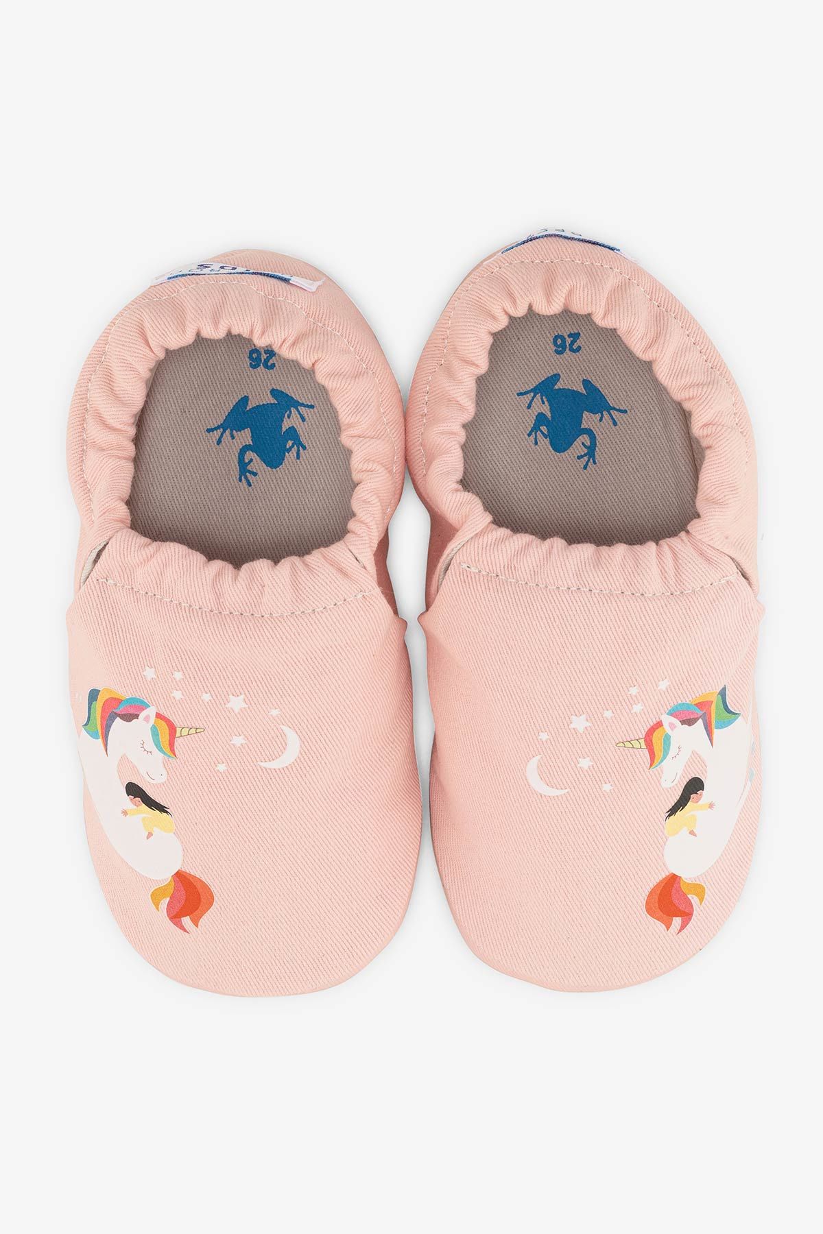Hopfrög Kids - Unicorn Hyper Toz Pembe Barefoot Akıllı Patik