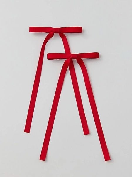 İpobomi  - Duo Red Clips 2'li Saç Tokası