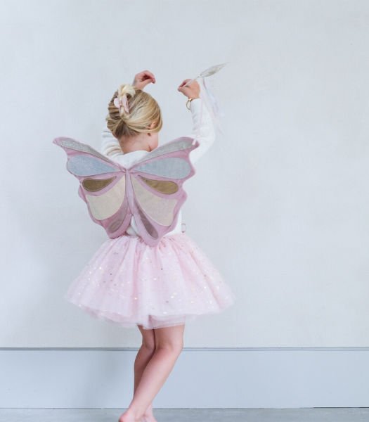 Mimi & Lula Emmelina Fairy Çocuk Kostüm Kanat - Pink