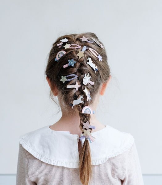 Mimi & Lula Mini Saç Toka Set (8 Adet) - Unicorn