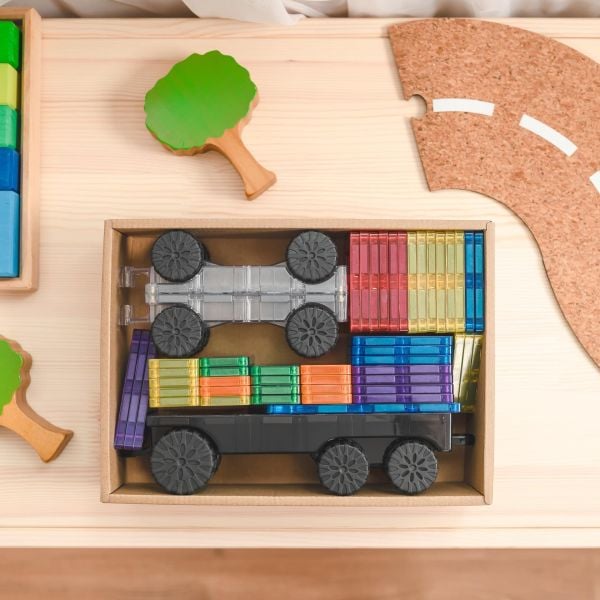 Connetix Rainbow Transport Set (50 Parça)