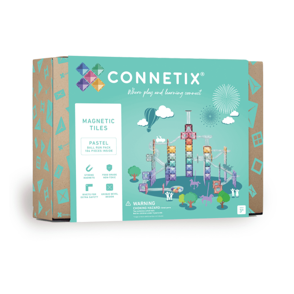 Connetix Pastel Ball Run Set (106 Parça)